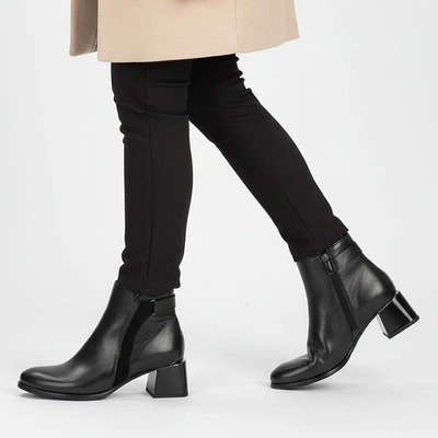 Stiefeletten ARMODO - 60563 S.Czarny+W