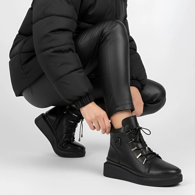 Stiefeletten FILIPPO - DBT7416/25 BK Czarny