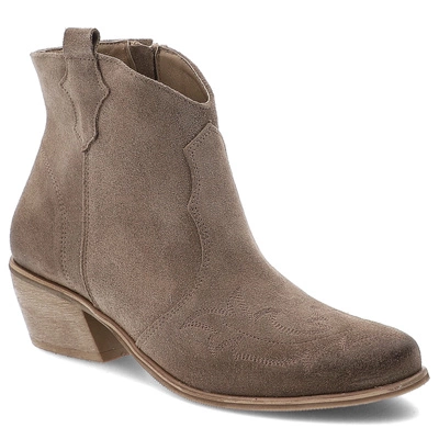 Stiefeletten ARMODO - 1515 Almond Welur