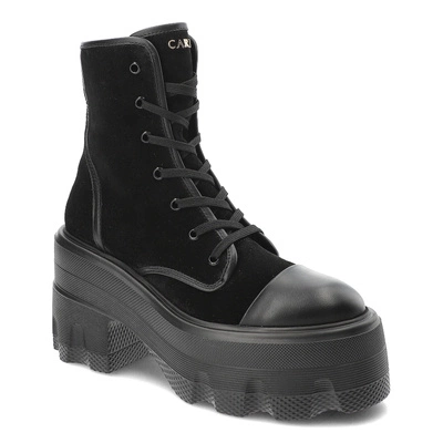 Stiefeletten CARINII - B9884 Schwarze