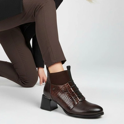 Stiefeletten ARMODO - 60503 S.Czekolada+Matrix+W