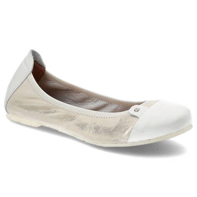 Ballerinas LA'VIANO - 290 GOLD ROSSA / Weiß
