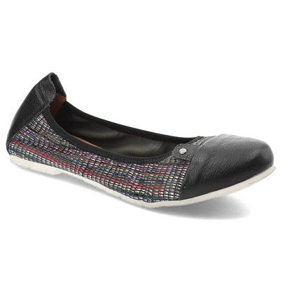 Ballerinas LA'VIANO - 290 Streifen/ Schwarz