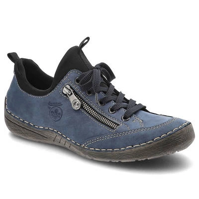 Halbschuhe RIEKER - 52573-14 Blau Kombi