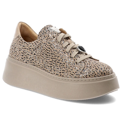 Sneakers MACIEJKA - 06191-10/00-7 Beż+Czarny