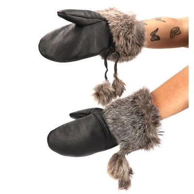 Handschuhe LUKA-PELLI - ZARA R01-7 Z Naturalnym Futrem Z Lisa