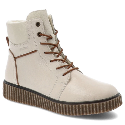 Schnürschuhe RIEKER - Y4303-80 White