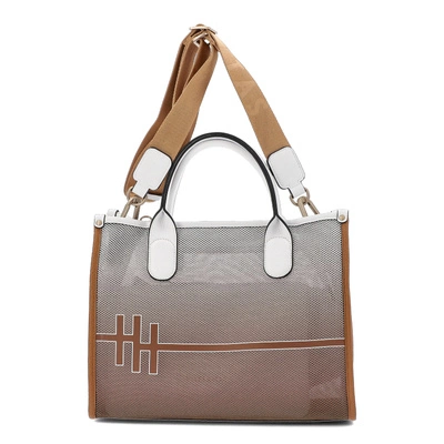 Handtasche HISPANITAS - BV253824 Borneo-V25 Cuoio Samba-V25 White