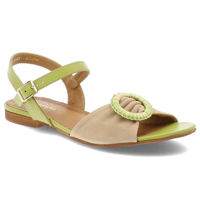 Sandalen MACIEJKA - 06957-09/00-1 Zielony/Beż