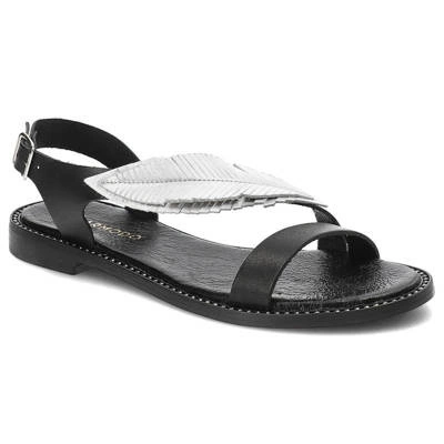 Sandalen ARMODO - 900C Schwarz+Silber