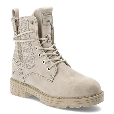 Schnürschuhe MUSTANG - 1472-603-243 Ivory