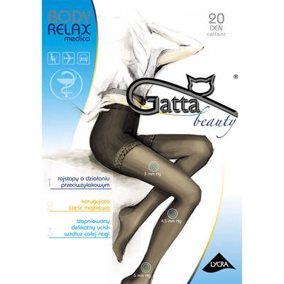 Strumpfhosen GATTA Medica 20 DEN - Relaxmedica 20 Beige