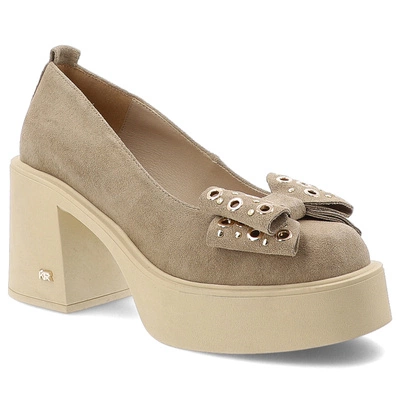 Halbschuhe KARINO - 5569/001-P Beż/Welur