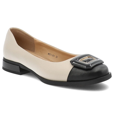 Ballerinas S.BARSKI - MK51-059 Beige