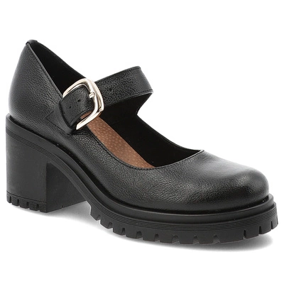 Halbschuhe ARMODO - 20166 V.Czarny+Zł.