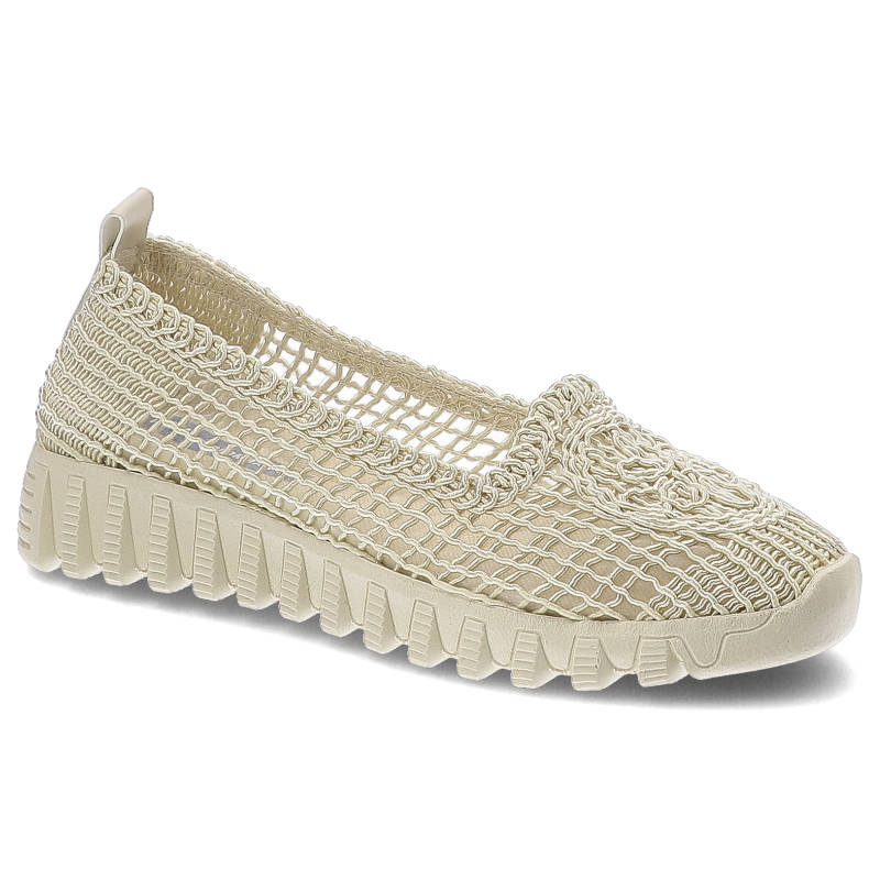 Beige Halbschuhe New Performance Bequeme Damenschuhe