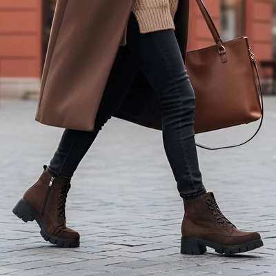 Stiefeletten ARMODO - 4477A W.Brąz 293